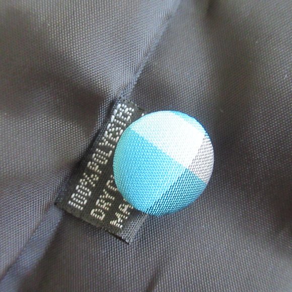 Vesuvio Napoli Men's Plaid Design Dress Vest Size Small Black, Turquoise, White - Picture 10 of 11